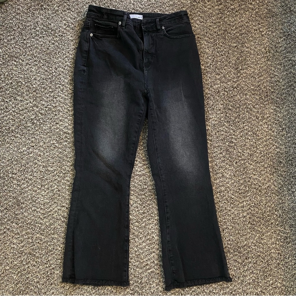 Black Loft Curvy Jeans
